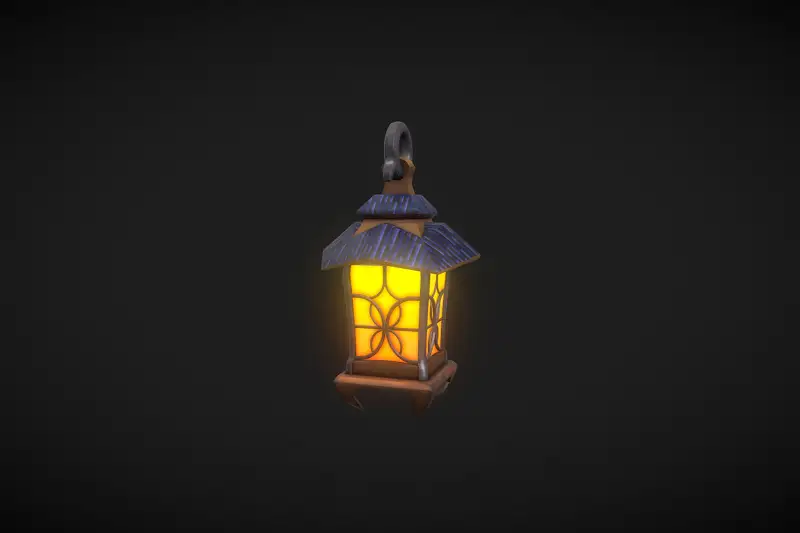 Stylized_Lantern Asset Thumbnail
