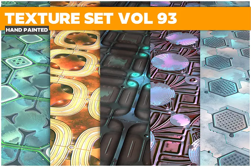 Sci-fi Vol.93 - Hand Painted Textures Asset Thumbnail