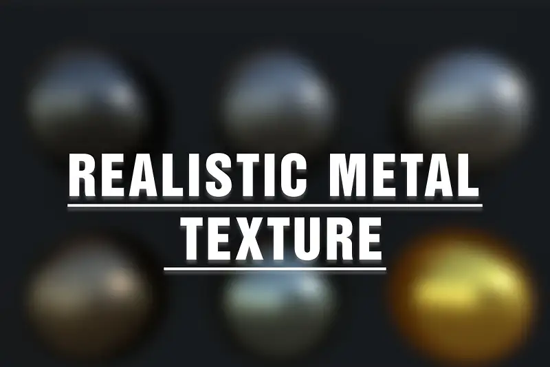 Realistic Metal Texture Asset Thumbnail