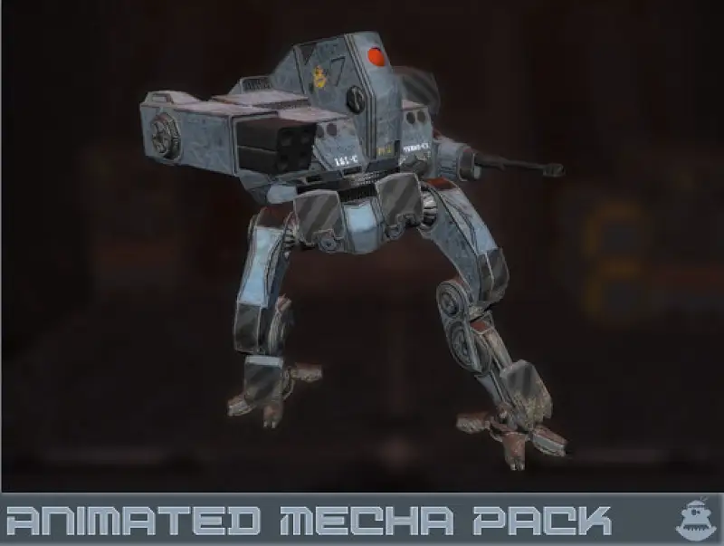 Mega HD Animated Mecha Pack Asset Thumbnail