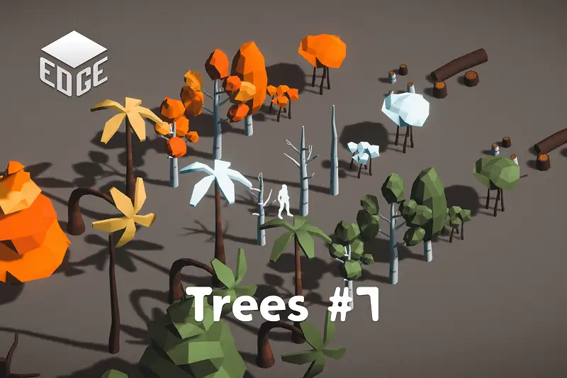 Stylized Tree and Bush Prefabs Asset Thumbnail