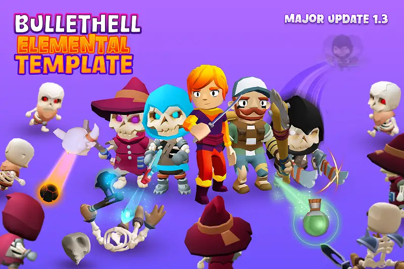 BulletHell Elemental Template Asset Thumbnail