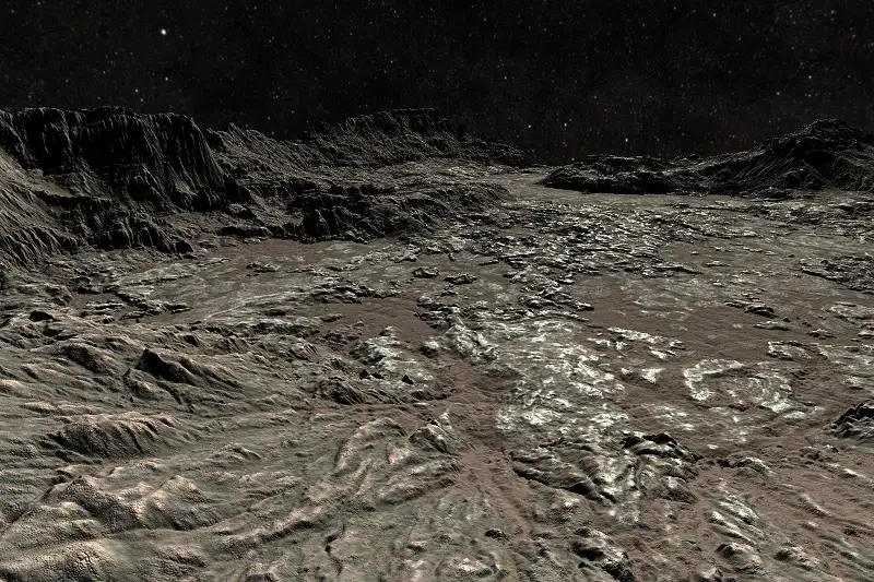 Rocky lunar soil Asset Thumbnail