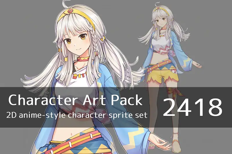 Anime Character Facial Expressions Asset Thumbnail