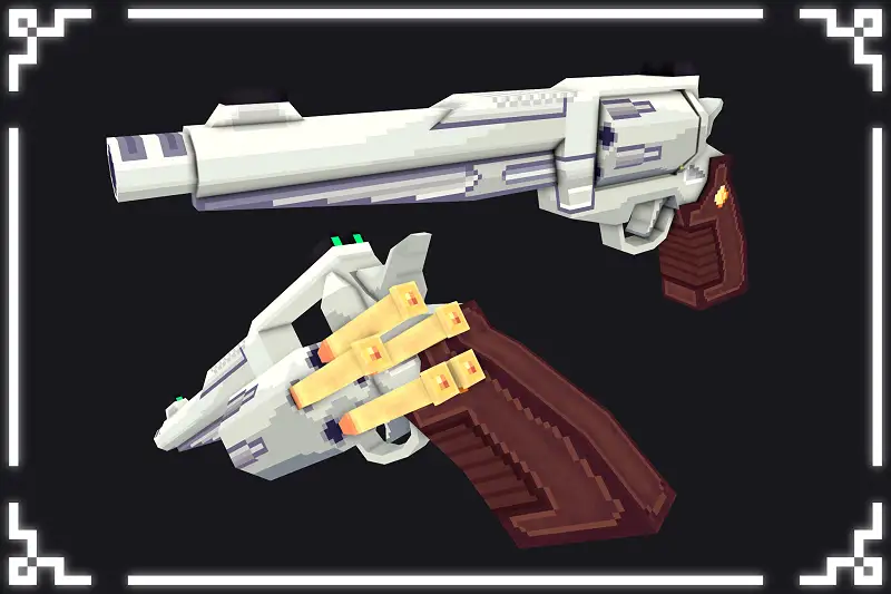 Magnum Revolver Lowpoly Pixelated (Fully Animated) Asset Thumbnail