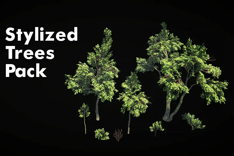 Stylized Trees Pack Asset Thumbnail