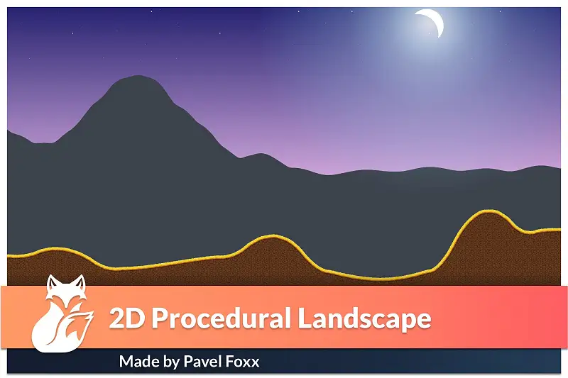 Procedural 2D Landscape Generator Asset Thumbnail