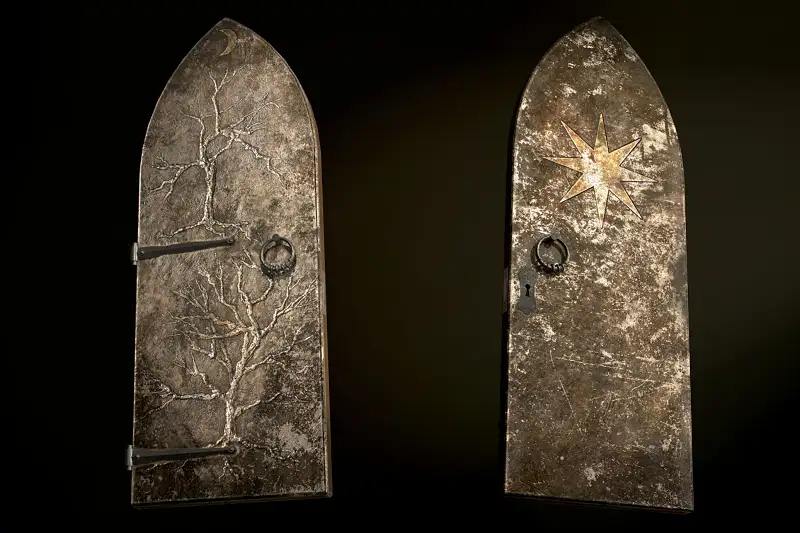 Medieval Gothic Door Asset Asset Thumbnail