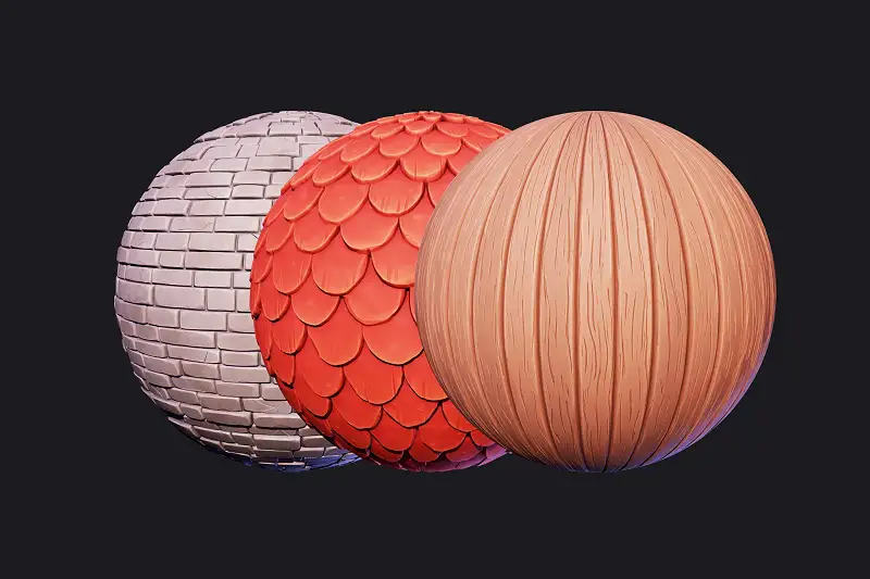 Stylized Building Textures Package Asset Thumbnail