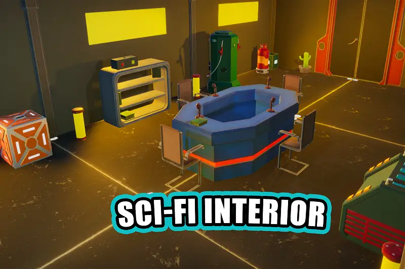 Stylized Sci-fi Interior Pack Asset Thumbnail