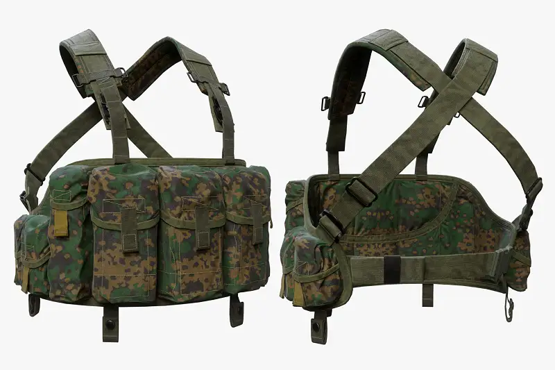 Tactical Vest 3D Model Asset Thumbnail