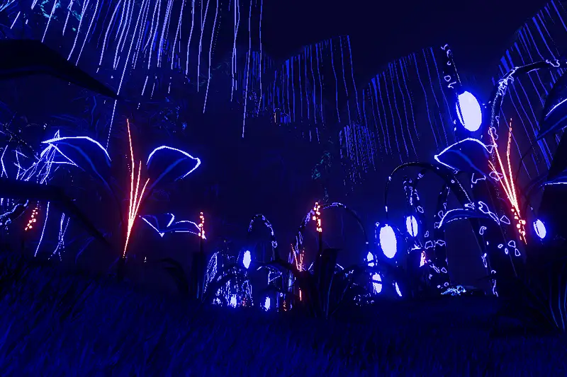 Neon Alien World Environment Asset Thumbnail
