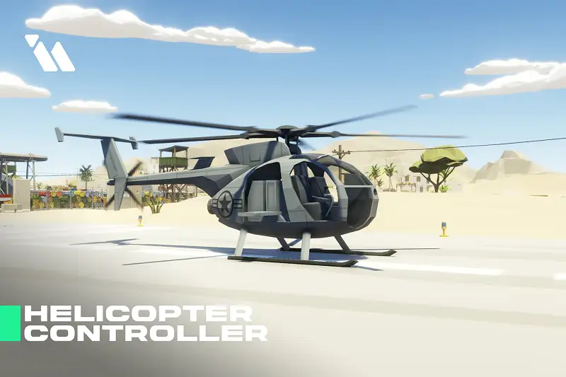Realistic Helicopter Controller for Unity Asset Thumbnail