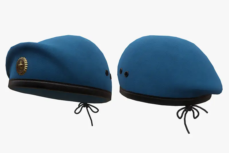 Russian Beret 3D Model Asset Thumbnail