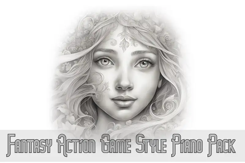 Fantasy Action Game Style Piano Pack Asset Thumbnail