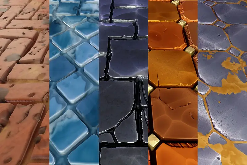 Stylized Brick Collection Asset Thumbnail