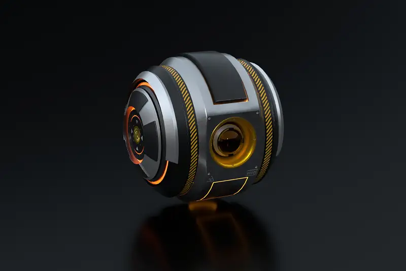 Sci-Fi Sentinel Drone Asset Thumbnail