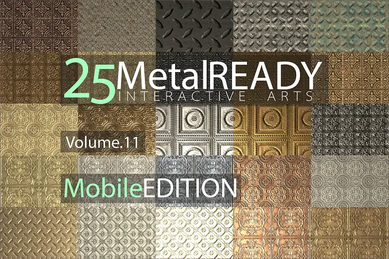 25 Metal Materials Ready, Volume. 11 Asset Thumbnail
