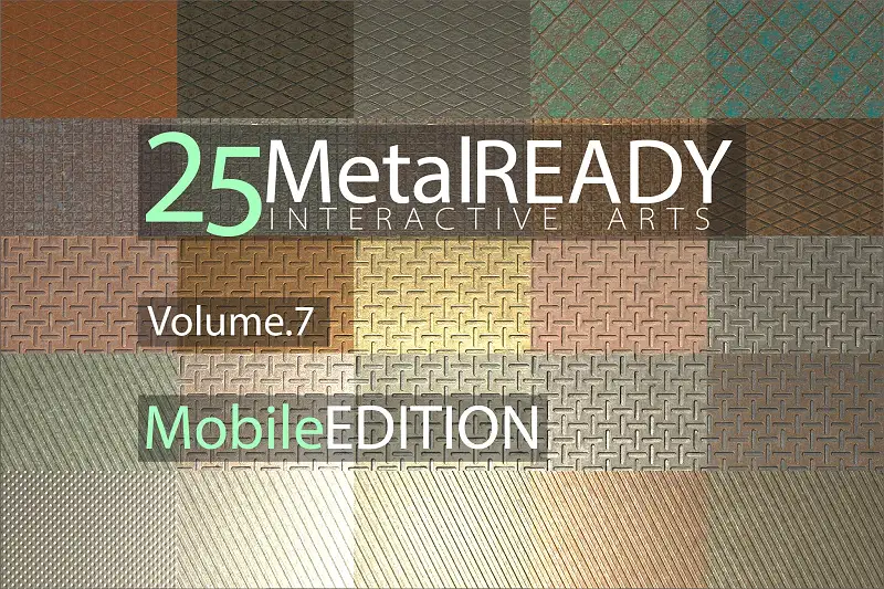 25 Metal Materials Ready, Volume. 7 Asset Thumbnail