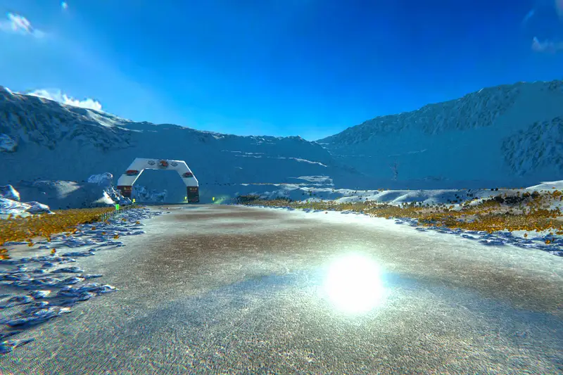 Winter race track Asset Thumbnail