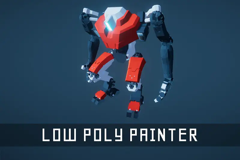 Low Poly Painter Asset Thumbnail