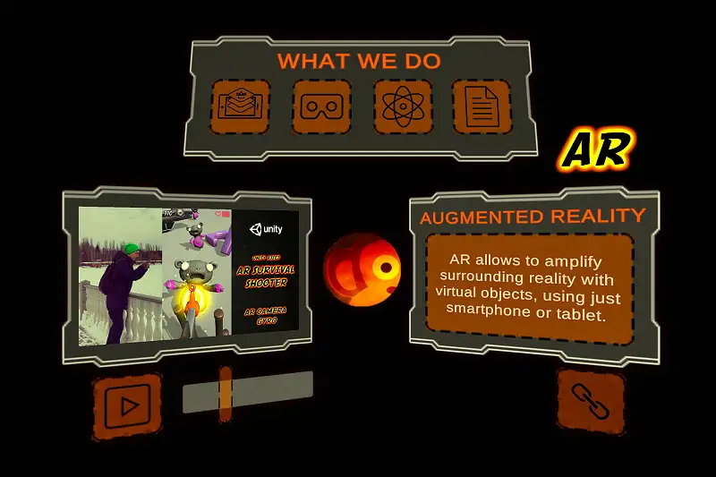Business Card AR and Non-AR App Template Asset Thumbnail