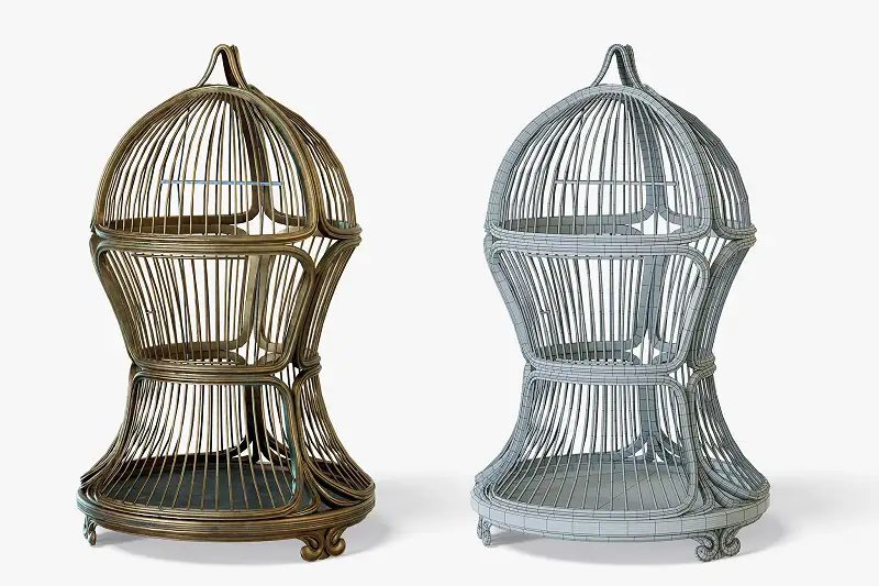 Birdcage Victorian Model Asset Thumbnail