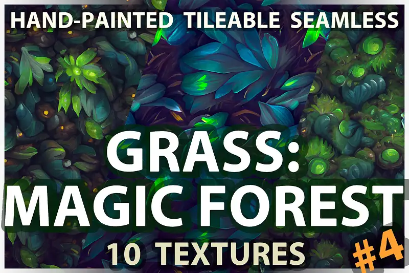 Grass Magic Forest Floor Textures Asset Thumbnail