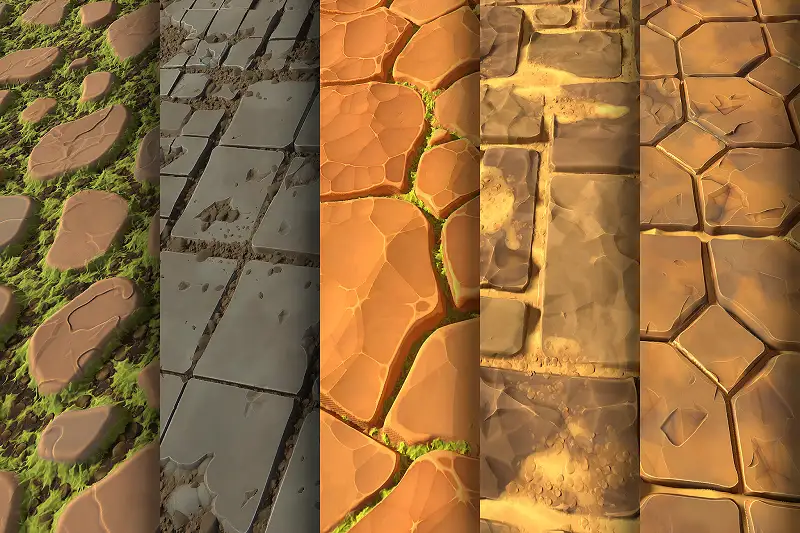 Stylized Stone Textures Asset Thumbnail