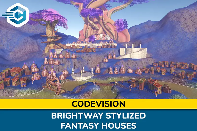 Brightway Fantasy Stylized Houses Asset Thumbnail