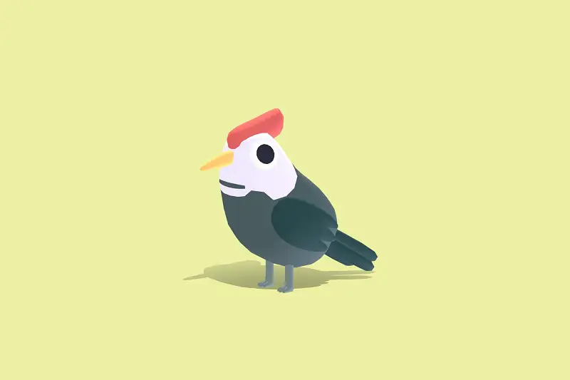 Quirky Woodpecker Character Pack Asset Thumbnail