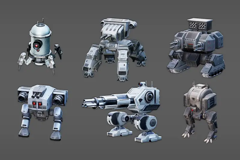 Battle Mech Pack Asset Thumbnail