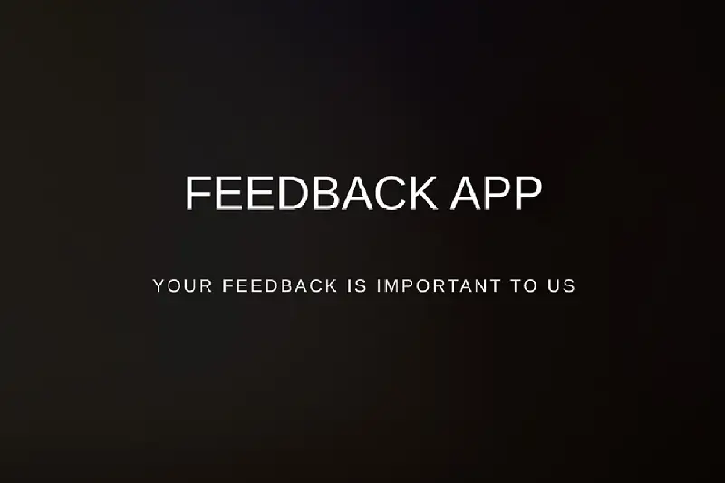 Feedback App Template Asset Thumbnail