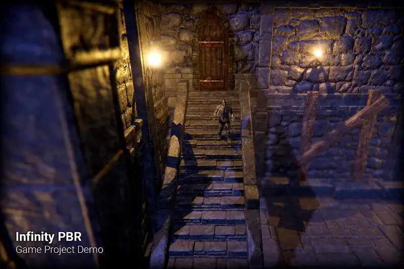 2.5D Dungeon Demo Project - Great for VR & more Asset Thumbnail
