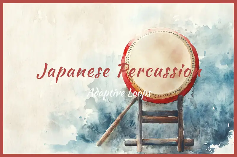 Japanese Traditional Percussion - One Adaptive Music Loop Asset Thumbnail