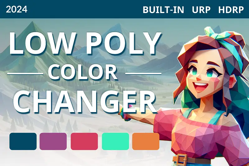 Low Poly Color Changer - Easy Color Changing & Variations Asset Thumbnail