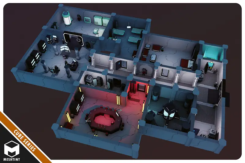 CUBE - Sci Fi Interiors Pack Asset Thumbnail