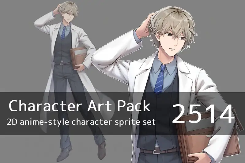 Anime Character Art Pack: 2514 Asset Thumbnail