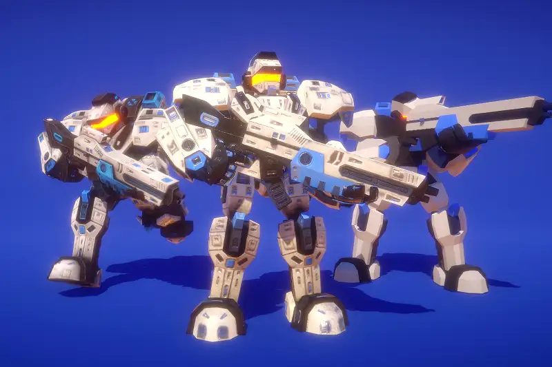 Robot Hero : PBR HP Polyart Asset Thumbnail