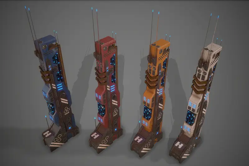 Sci-Fi Building-02 Asset Thumbnail