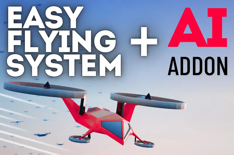 Easy Flying System with AI Add-On Asset Thumbnail