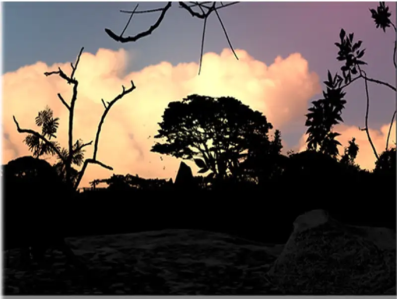 Silhouette Nature Sprites/Backgrounds Asset Thumbnail