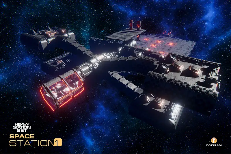 Sci-Fi Heavy Station Set Asset Thumbnail