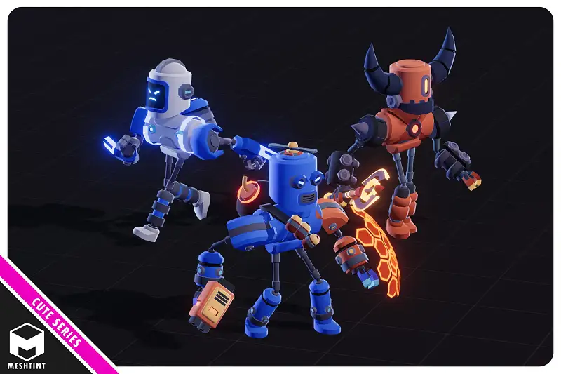 Robot Alpha Modular Pack Cute Series Asset Thumbnail