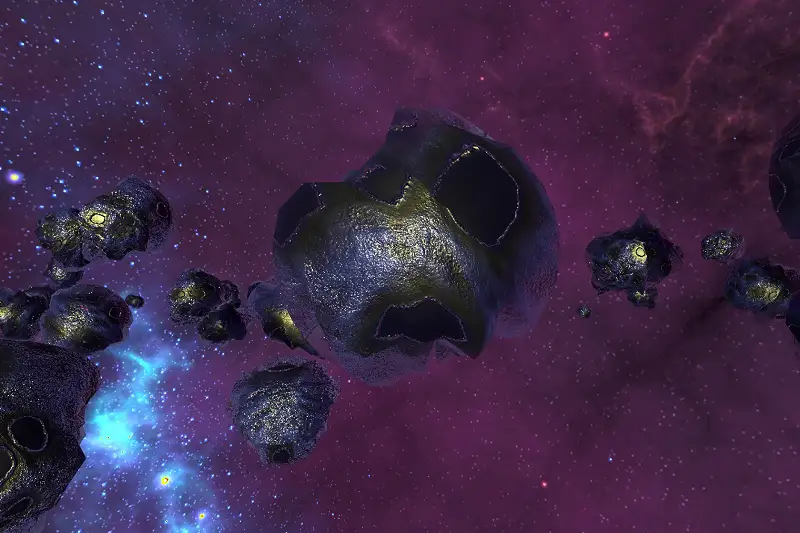 Asteroids Belt procedural generator URP Asset Thumbnail