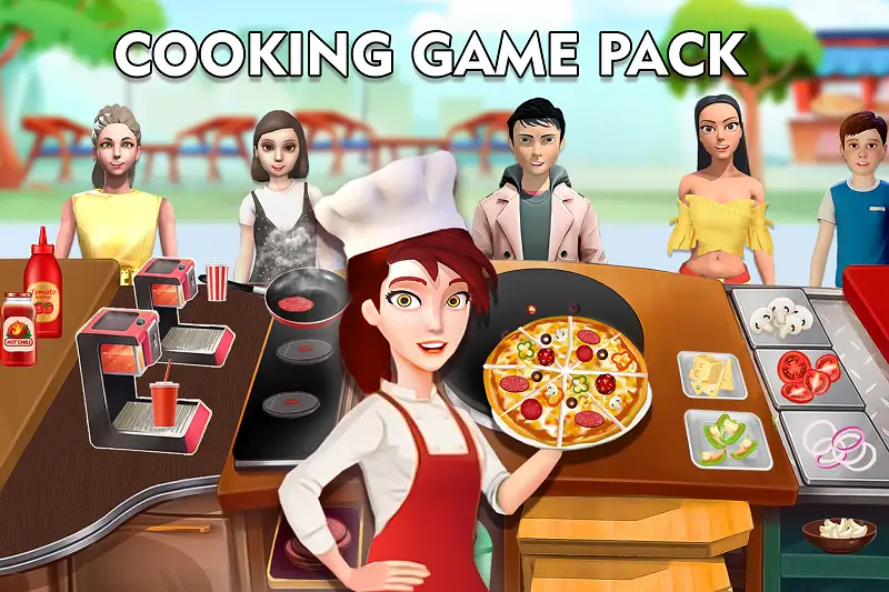 Fast Food Cooking Game & Restaurant Tycoon 2D Assets Pack Asset Thumbnail