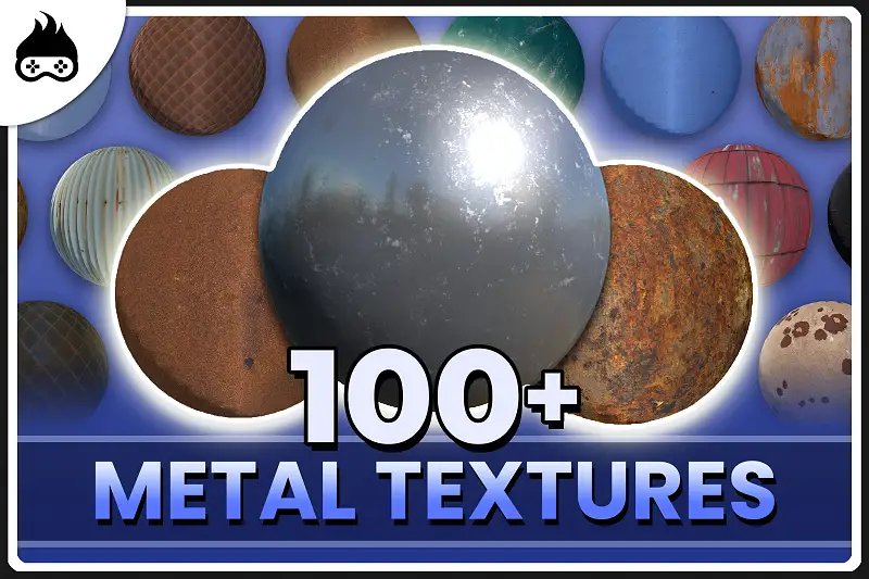 100+ Realistic Metal Textures Asset Thumbnail