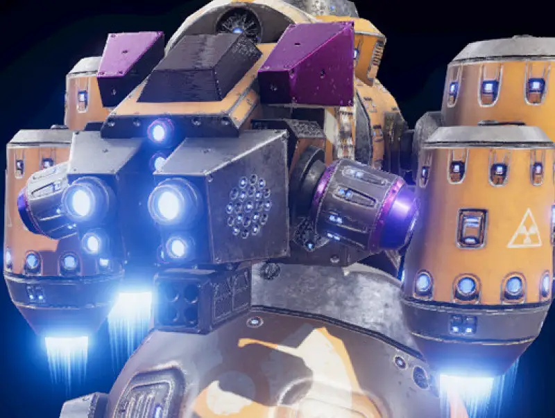 PBR Sci-Fi Space Ship Vol.02 Asset Image