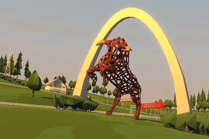Cartoon Race Track Spielberg Asset Thumbnail