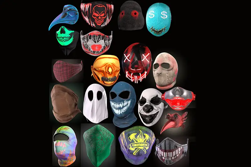Low Poly Mask Pack Asset Thumbnail